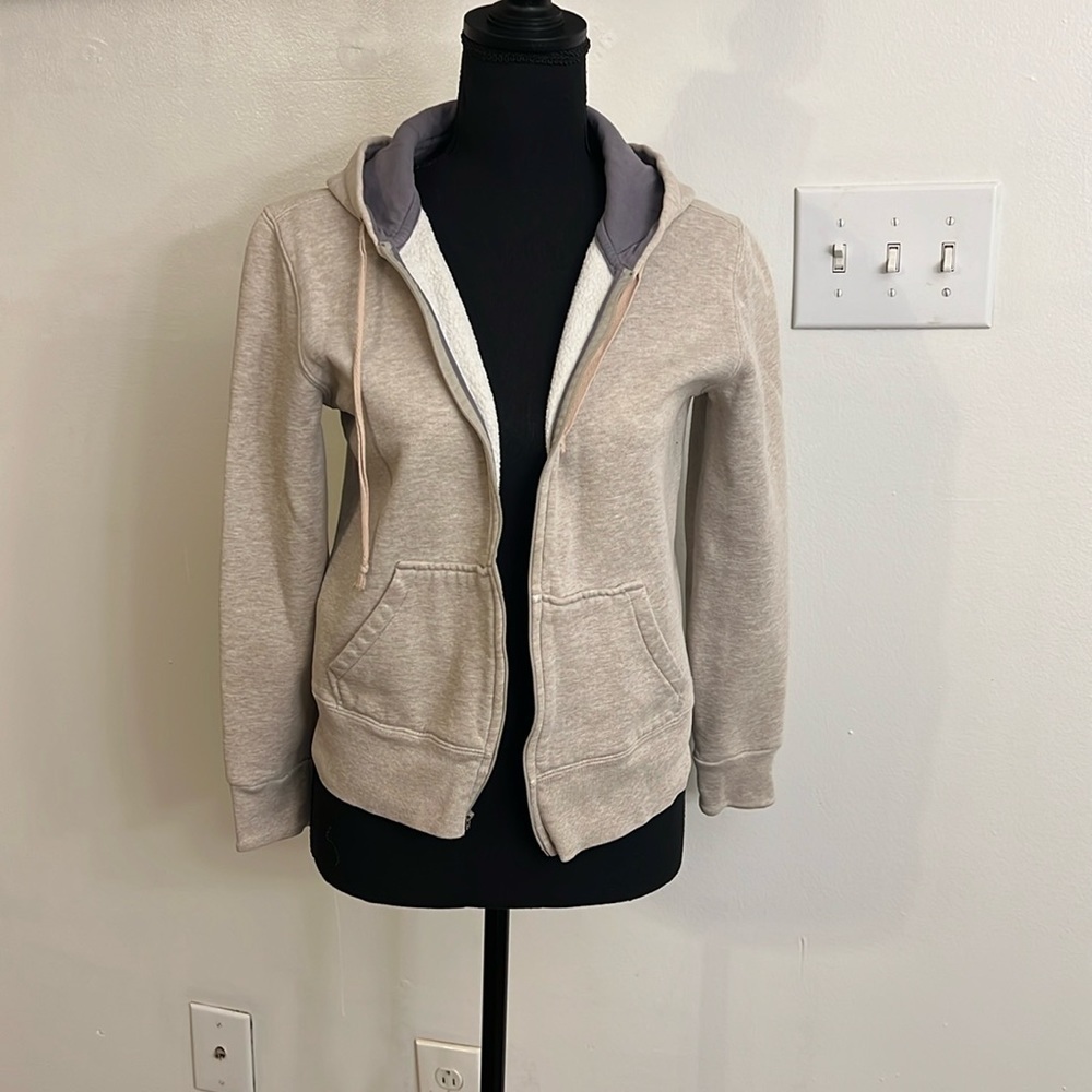 Banana Republic Women's Cotton Full Zip Jacket w/Hood and Pockets, Sz. S.